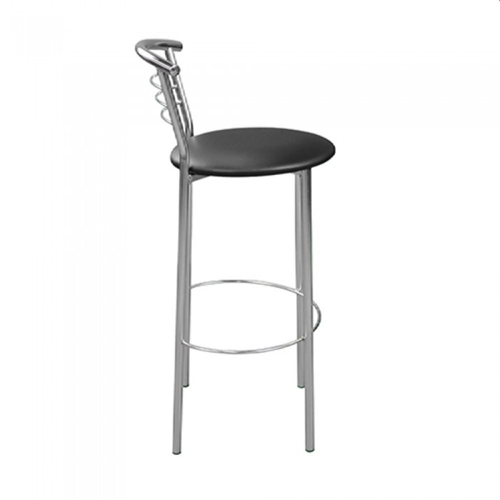Стул барный Deco Marco Hoker Chrome V-4 Black – Барные стулья