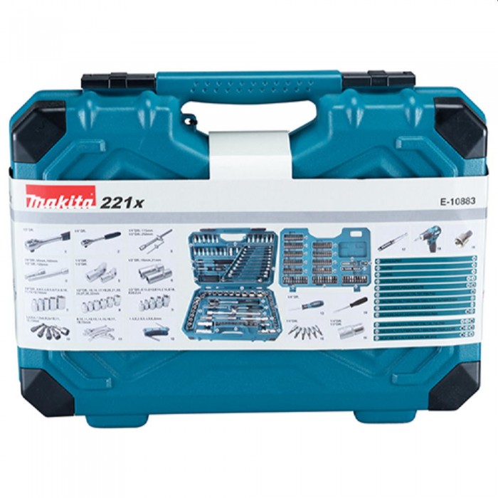Набор инструментов и аксессуаров Makita E-10883 – Наборы инструментов- ключи и акскссуары