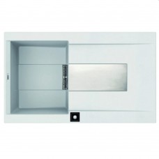 Раковина кухонная Elleci Sirex 400 96 White (EVI40096)