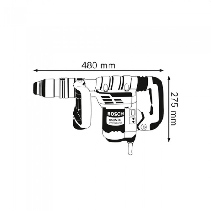 Отбойный молоток Bosch GSH 5 CE – Отбойные молотки