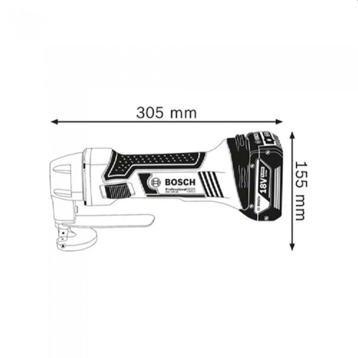 Ножницы для металла Bosch GSC18V-16 – Оборудование для оброботки металла