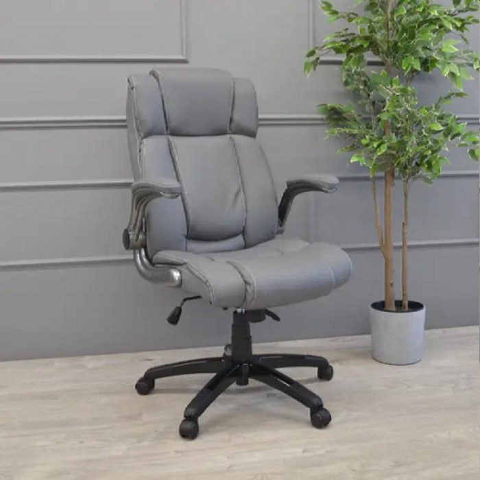 Офисное кресло Deco BX-3702 серое – Кресла офисные