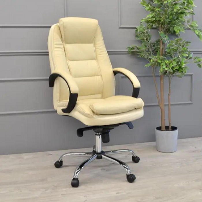 Офисное кресло Deco BX-3796 Бежевое – Кресла офисные