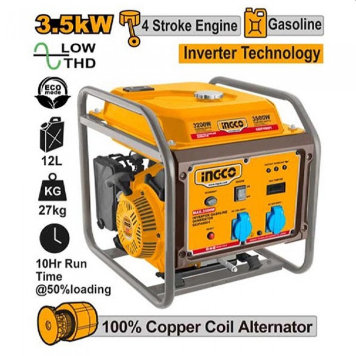 Generator de benzină cu invertor Ingco GEIF40001 – Generatoare