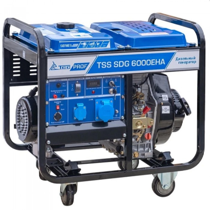 Генератор на дизельном топливе TSS SDG 6000EHA – Генераторы