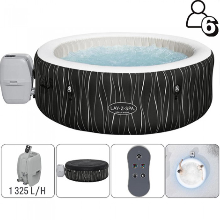 Джакузи SPA Bestway Hollywood AirJet 60059BW – Бассейны