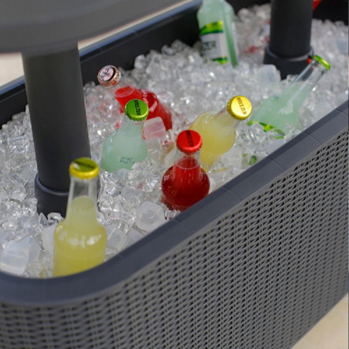 Стол садовый Keter Bevy Bar Large Cool Graphite (246853) – Столы садовые