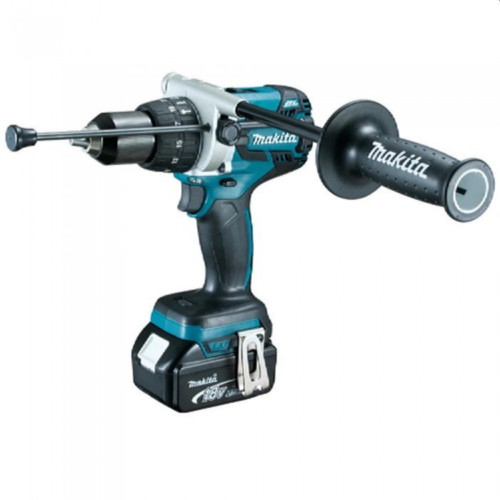 Дрель-шуруповерт с аккумулятором и ударом Makita DHP481RFE – Шуруповерты