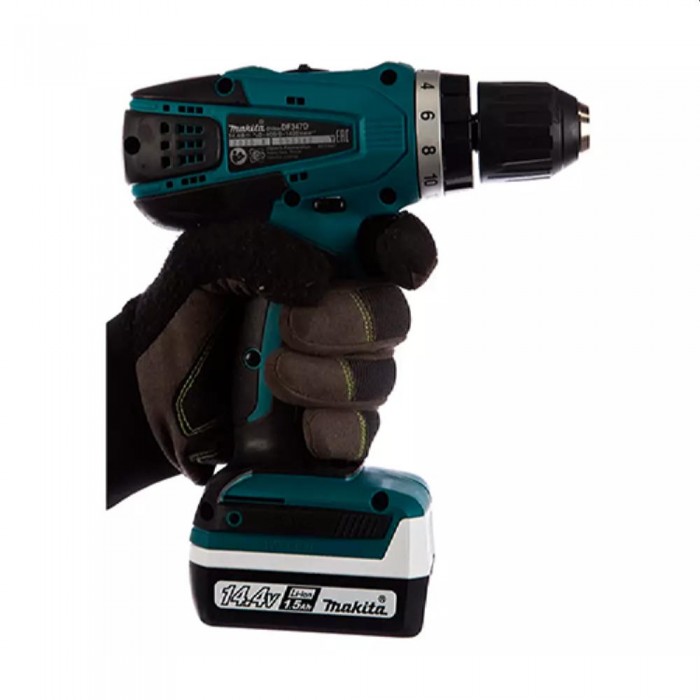 Шуруповерт-дрель аккумуляторный Makita DF347DWAE – Шуруповерты