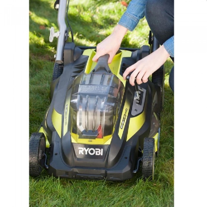 Газонокосилка с аккумулятором Ryobi RLM18X41H240F – Триммеры и газонокосилки