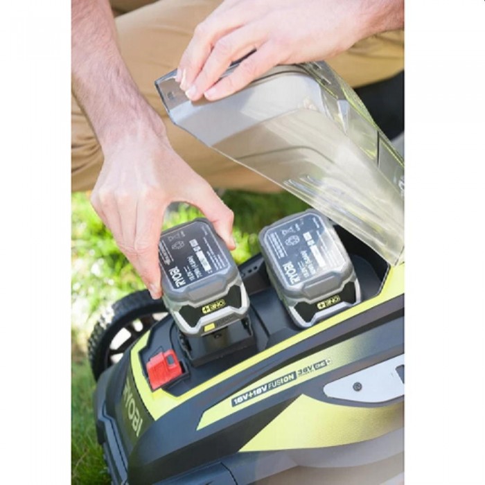 Газонокосилка с аккумулятором Ryobi RLM18X41H240F – Триммеры и газонокосилки
