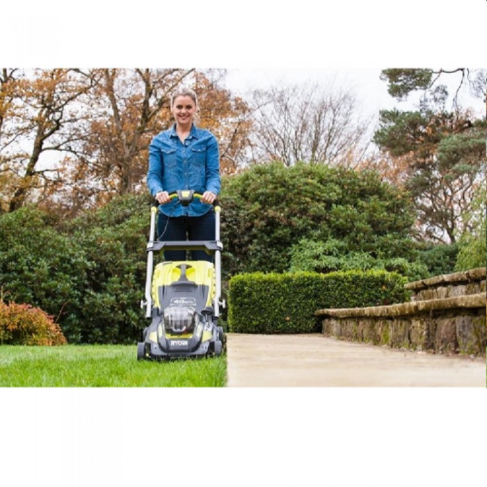 Газонокосилка с аккумулятором Ryobi RLM18X41H240F – Триммеры и газонокосилки
