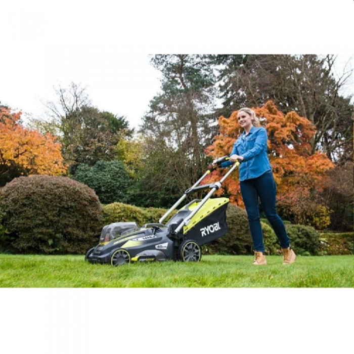 Газонокосилка с аккумулятором Ryobi RLM18X41H240F – Триммеры и газонокосилки