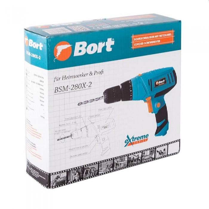 Шуруповерт Bort BSM-280X2 – Шуруповерты