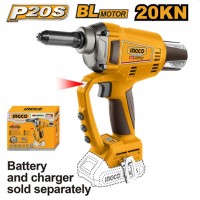 Mașină de nituit fără fir Ingco CRTLI2005