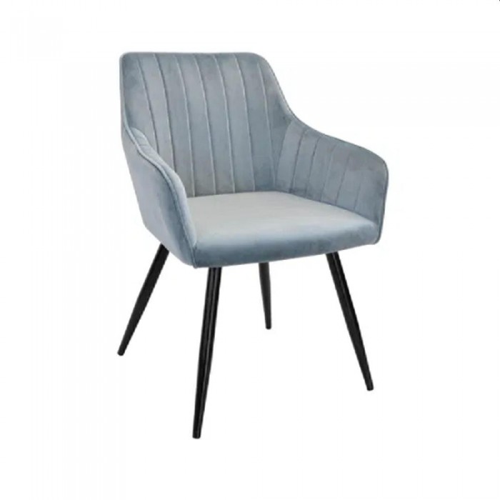 Scaun decorativ DC-1936 Iris albastru deschis – Scaune