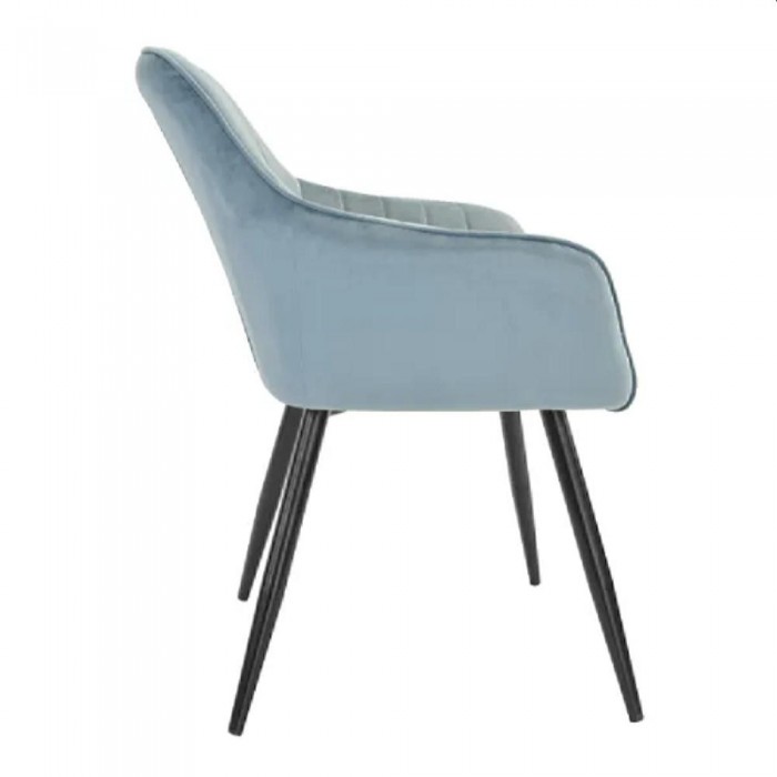 Scaun decorativ DC-1936 Iris albastru deschis – Scaune