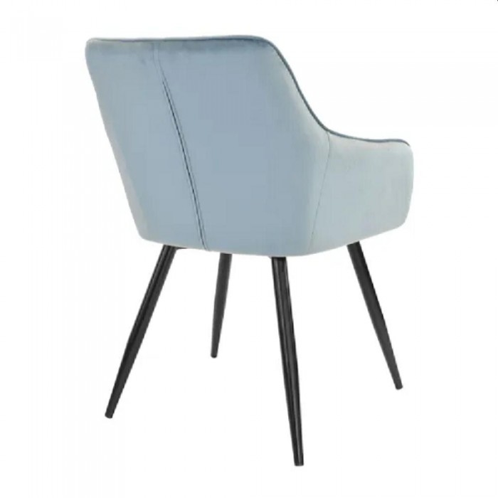 Scaun decorativ DC-1936 Iris albastru deschis – Scaune
