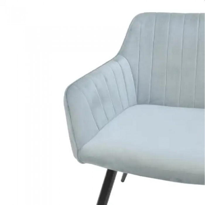 Scaun decorativ DC-1936 Iris albastru deschis – Scaune