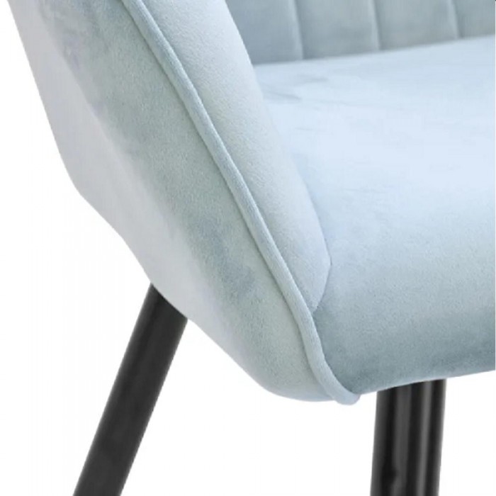 Scaun decorativ DC-1936 Iris albastru deschis – Scaune