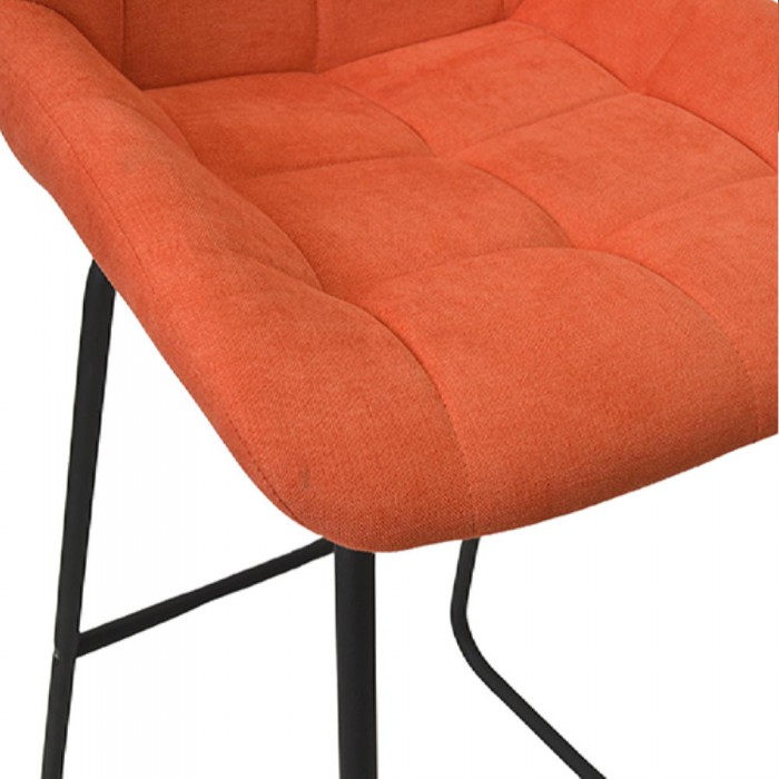 Стул барный Deco Nicole CFS Hoker LB Orange Soro-51+Black Legs – Барные стулья