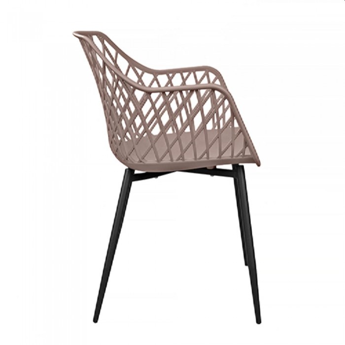 Садовый стул Deco SL-7019 Camel+черные ножки – Стулья садовые