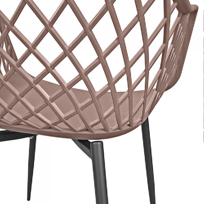 Садовый стул Deco SL-7019 Camel+черные ножки – Стулья садовые