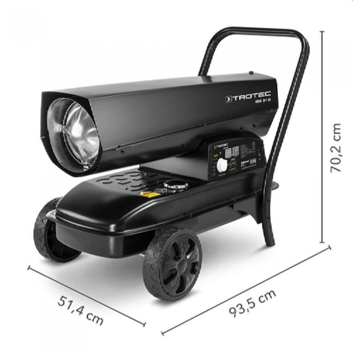 Pistol termic pentru motorină Trotec IDX 31 D – Incalzitoare industriale