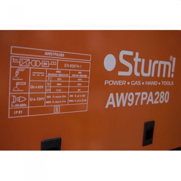 Mașină de sudură semiautomată Sturm AW97PA280 – Aparate de sudură