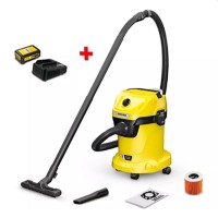 Пылесос промышленный Karcher WD3-18 S V-17-20 Battery + Kit (1.628-575.01)