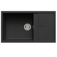 Chiuvetă de bucătărie Elleci Unico 410 40 neagră (LGU41040)