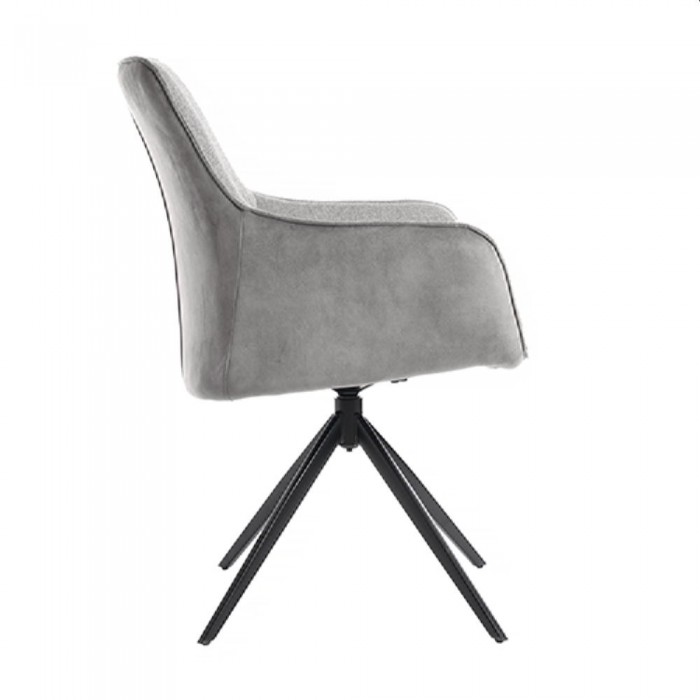 Кресло Deco Queen C2532 V серое – Креслы