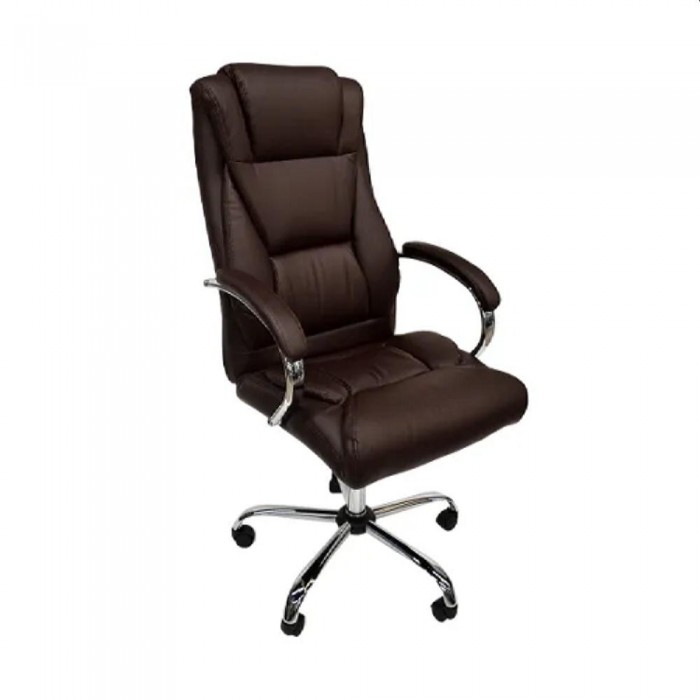 Офисное кресло Deco BX-3807 коричневое – Кресла офисные