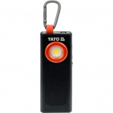 Фонарь со встроенным динамиком Yato YT08557