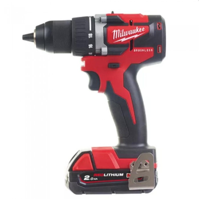 Шуруповерт-дрель аккумуляторный Milwaukee M18 CBLDD-202CX – Шуруповерты