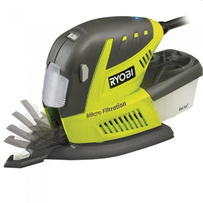 Машина шлифовальная вибрационная Ryobi EMS180RV – Шлифмашины и рубанки