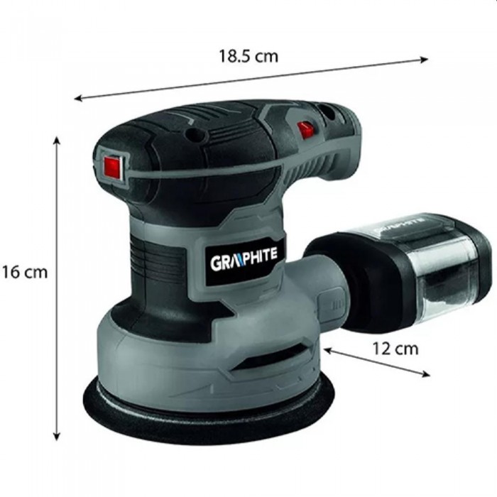 Машина шлифовальная эксцентриковая Graphite 59G348 – Шлифмашины и рубанки