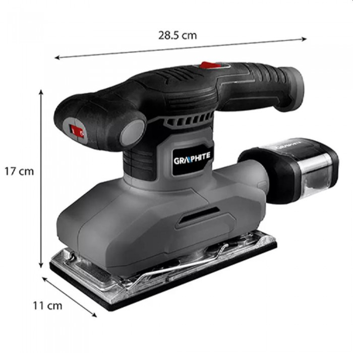 Машина шлифовальная вибрационная Graphite 59G326 – Шлифмашины и рубанки