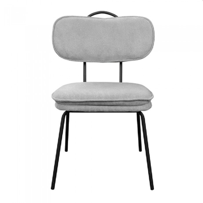 Scaun decorativ Solomon JD8405-2-Y1 gri – Scaune