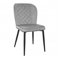 Декоративное кресло Tusk Velvet Grey HLR 21+ черные ножки