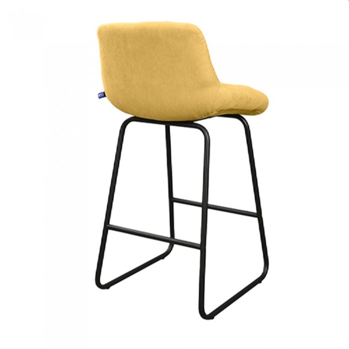Стул барный Deco Nicole CFS Hoker LB Yellow Soro-40+Black Legs – Барные стулья