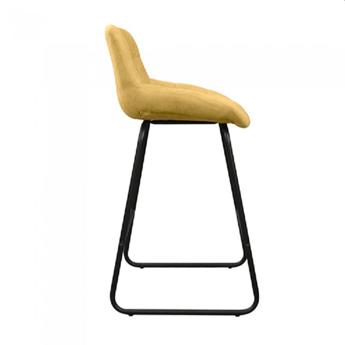 Стул барный Deco Nicole CFS Hoker LB Yellow Soro-40+Black Legs – Барные стулья
