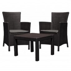 Набор столов и стульев для сада Keter Rosario Balcony Set Brown