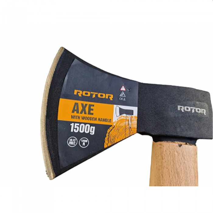 Топор с деревянной ручкой Rotor 613 1500G – Молотки и топоры