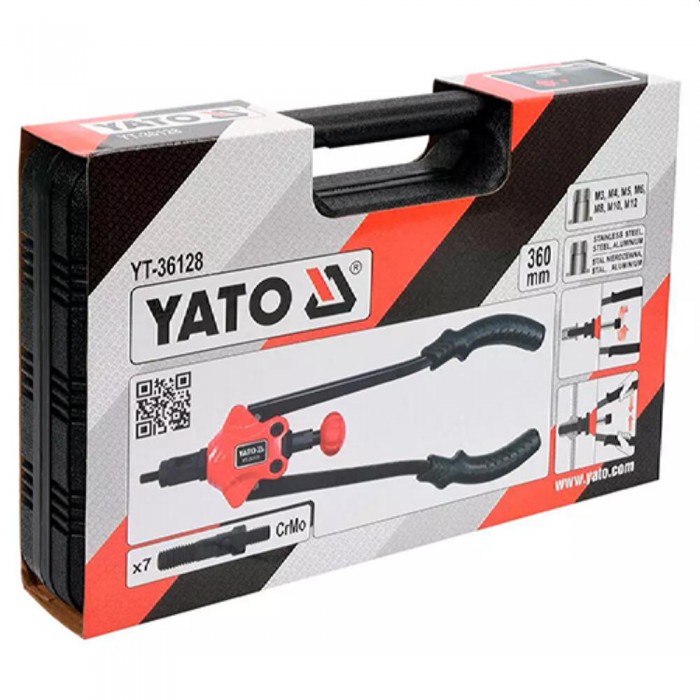 Заклёпочник Yato YT36128 – Клещи для заклепок