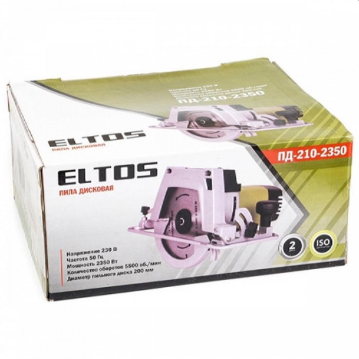 Пила циркулярная Eltos ПД-210-2350 – Пилы циркулярные