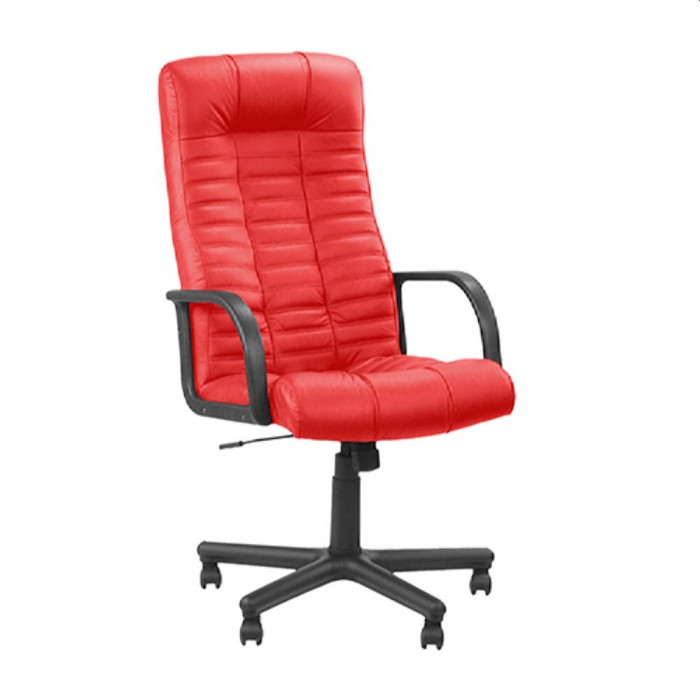 Офисное кресло Deco ATLANT BX красное эко-90 – Кресла офисные