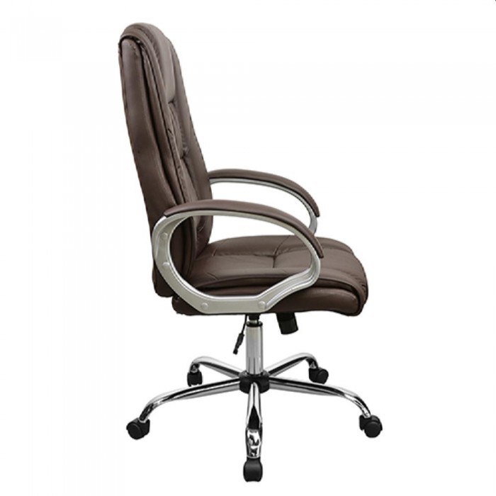 Офисное кресло Deco BX-1130 коричневое – Кресла офисные