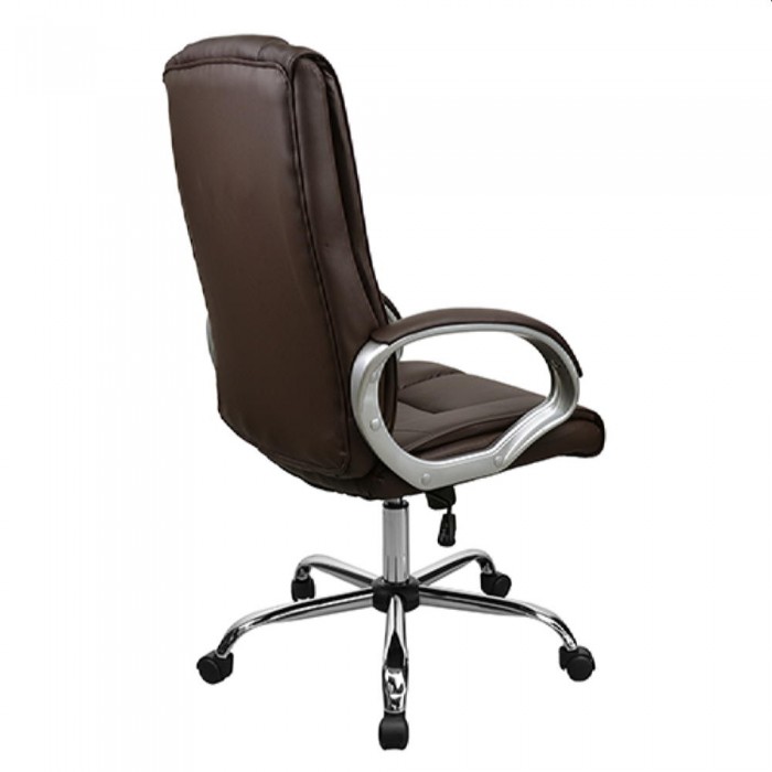 Офисное кресло Deco BX-1130 коричневое – Кресла офисные