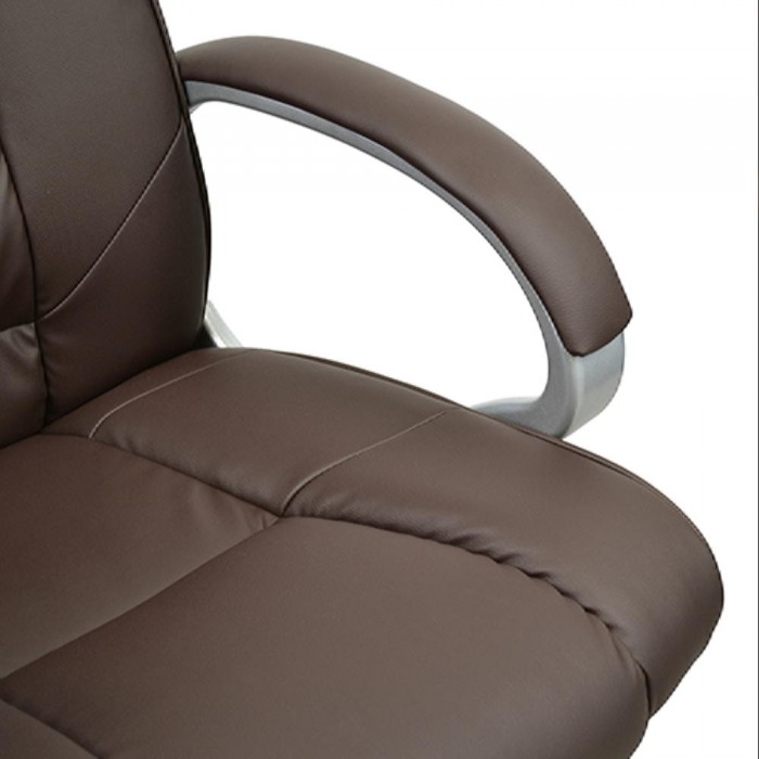 Офисное кресло Deco BX-1130 коричневое – Кресла офисные